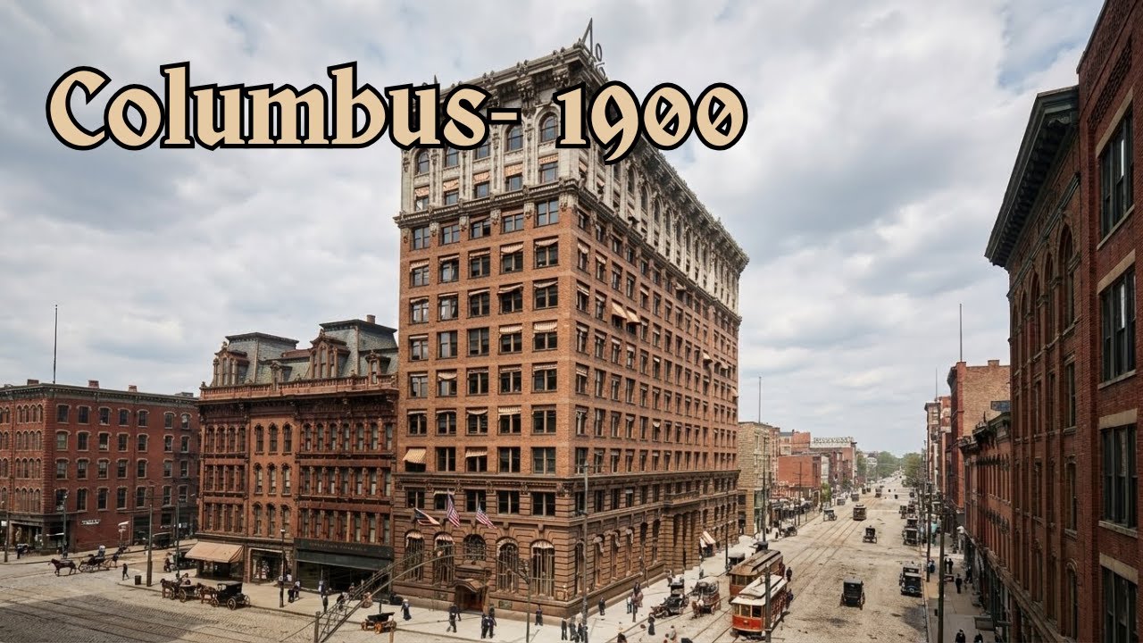 Columbus, Ohio In 1900 (AI Reconstruction)