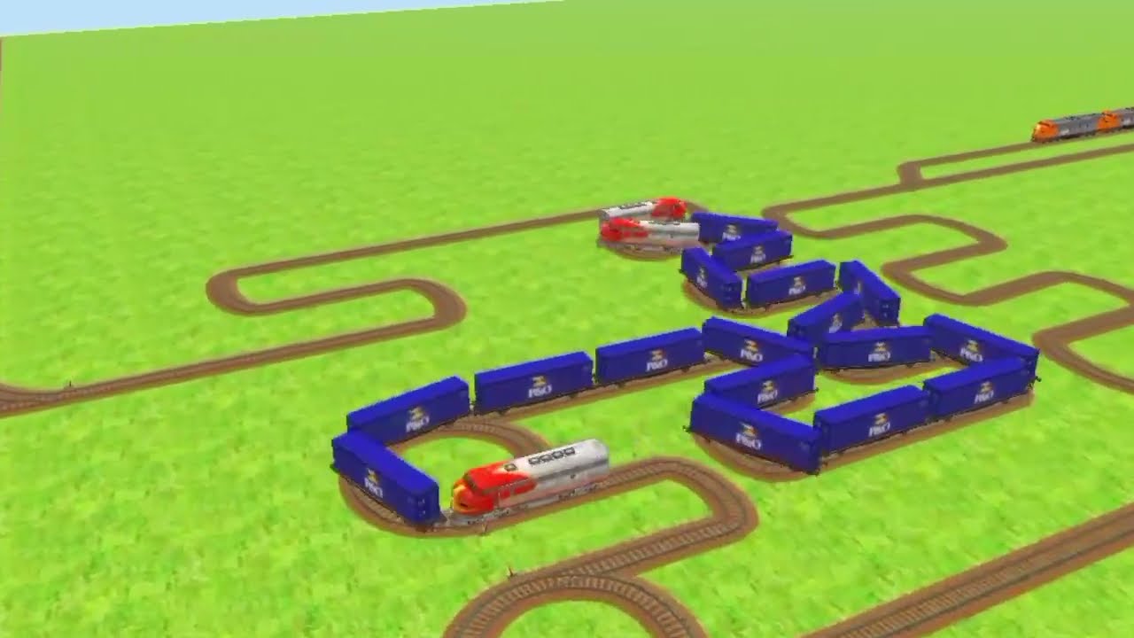 Kereta Panjang Rel Melengkung #1