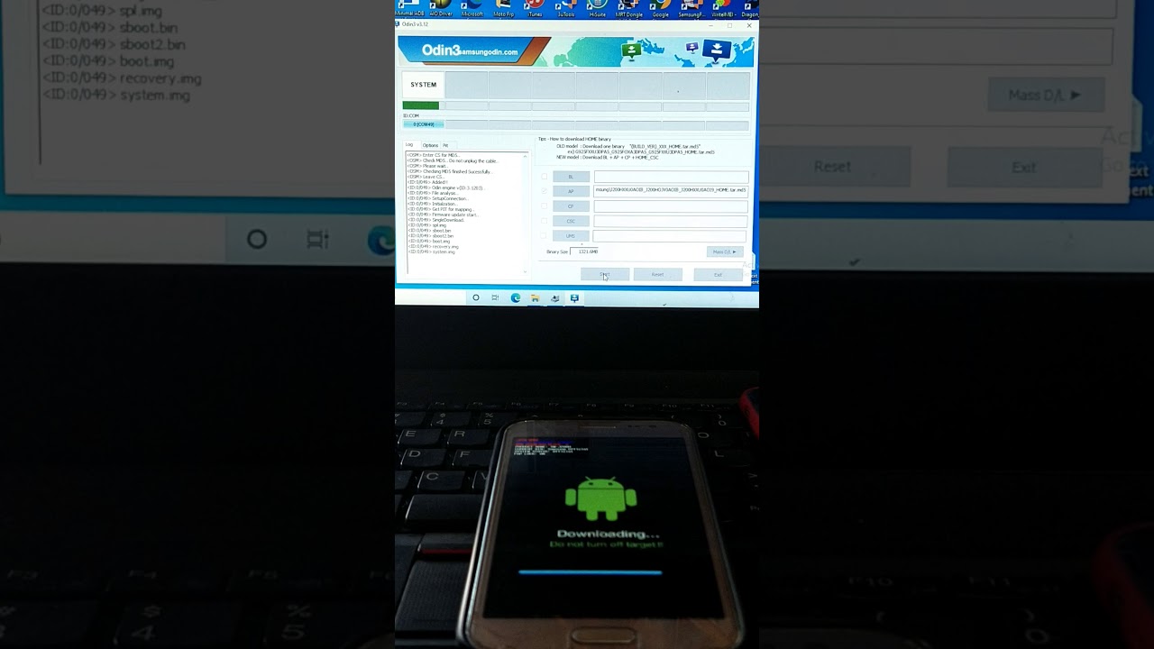 samsung j200h hang on logo fix