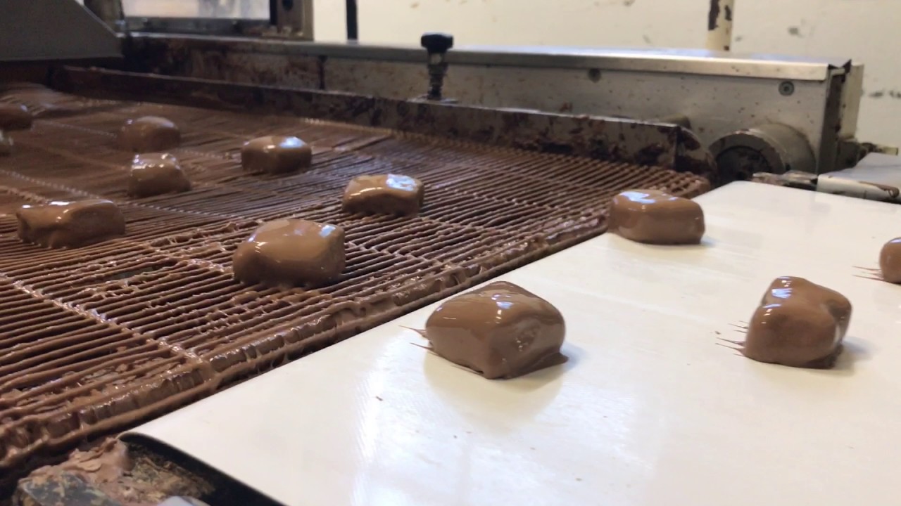 Chocolate Coating Our Delicious Turkish Delight!