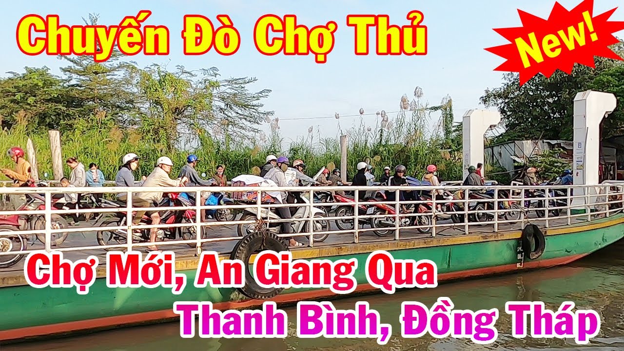 Chuyến Đò Chợ Thủ Về Cuối Năm - Chợ Mới, An Giang Qua Thanh Bình, Đồng Tháp