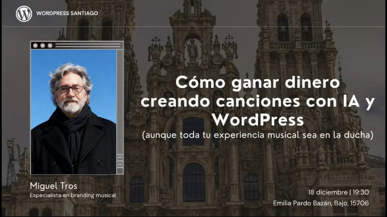 Cómo ganar dinero creando canciones con IA y WordPress (aunque toda tu experiencia sea en la ducha)