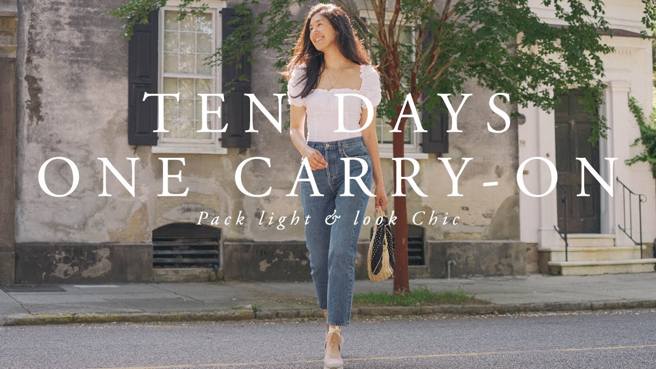 How To Pack Light For A Long Trip | 10 Days, 1 Carry-On