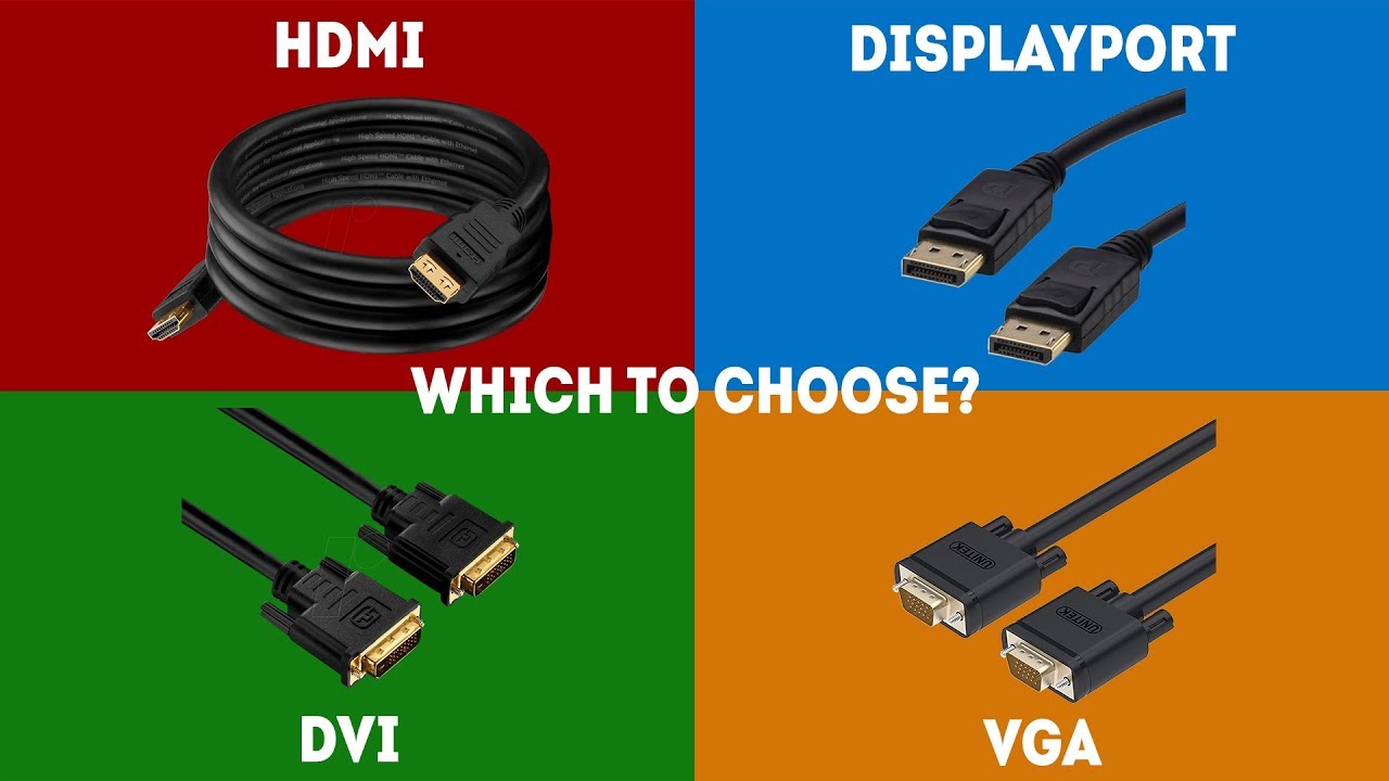 HDMI против DisplayPort против DVI против VGA — простое объяснение