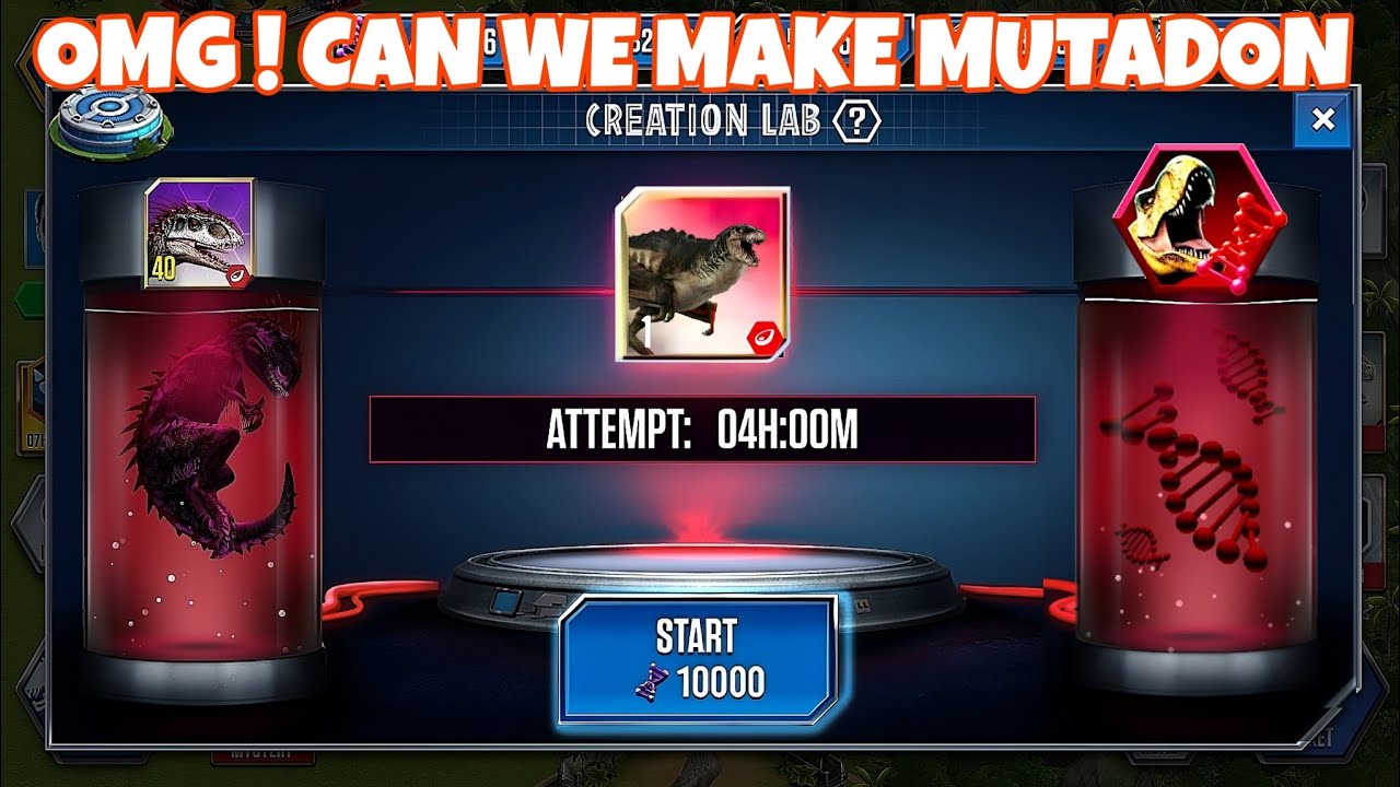 MAKING MUTADON? FINALLY WE MADE IT! 😱 | Jurassic World: The Game