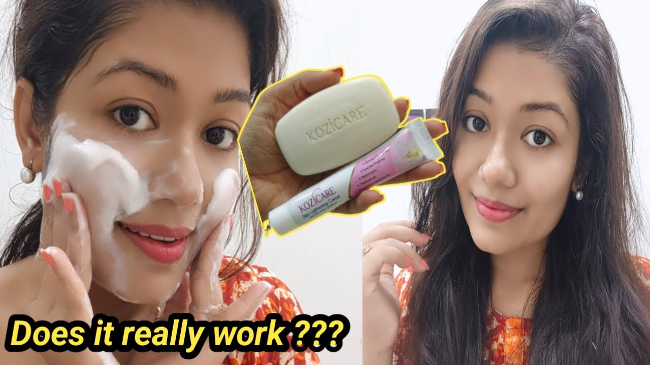 I Tried Kozicare Skin Lightening Soap & Cream| it worked?? Honest Review With Demo | Krrish Sarkar