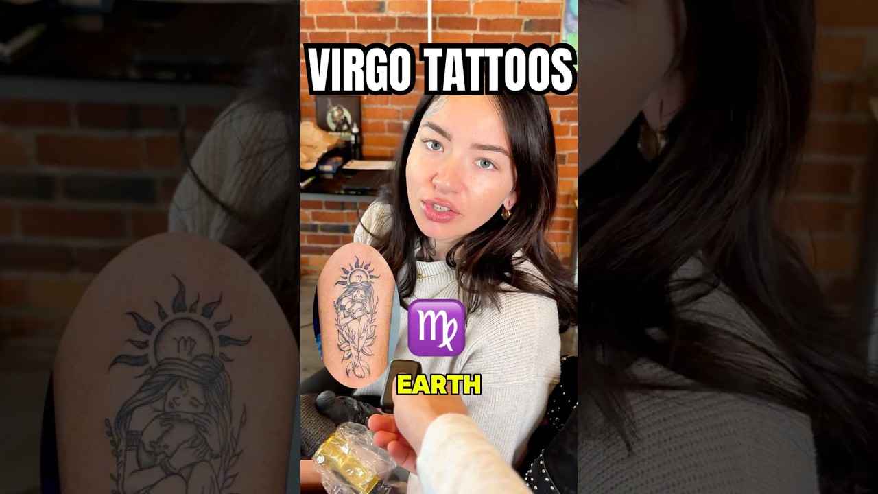 Virgo tattoos ♍️ #virgo #zodiacsigns #tattoo #tattoos #tattooartist #tattooart #tattoodesign #inked