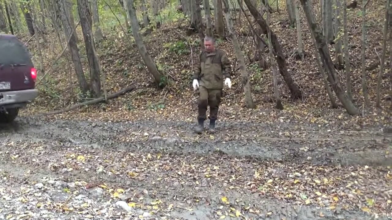 бездорожье паджеро и форд в луже видео 2017