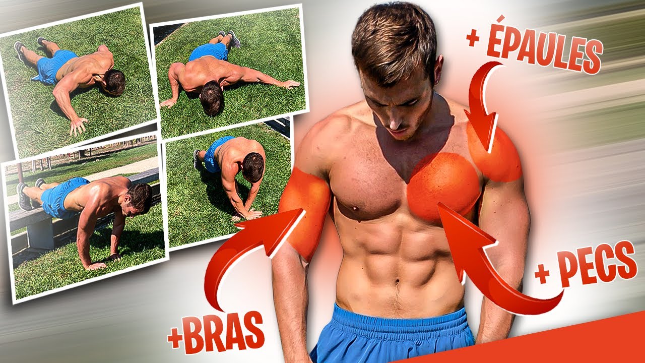 LES MEILLEURS EXERCICES POMPES ✅ (selon les muscles travaillés)