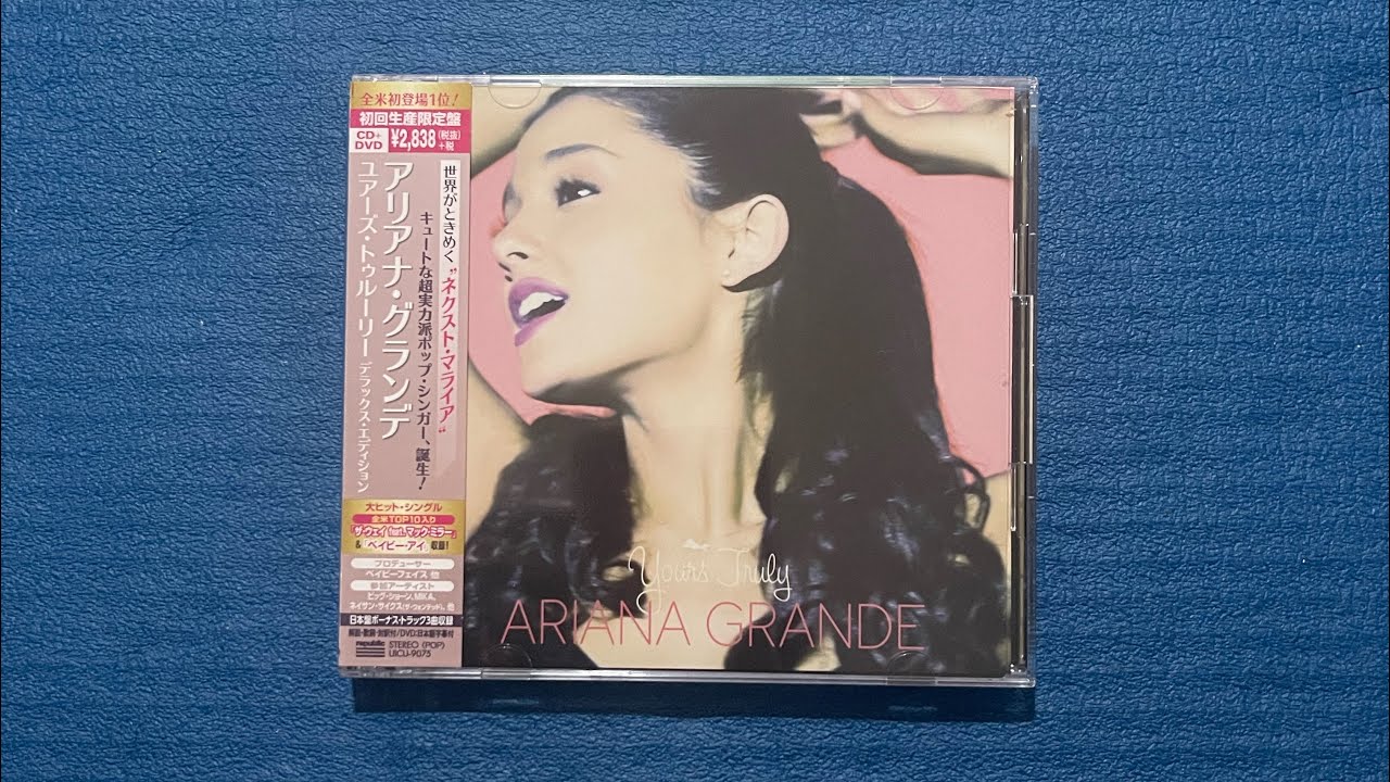 Ariana Grande - Yours Truly (Japan CD Unboxing)