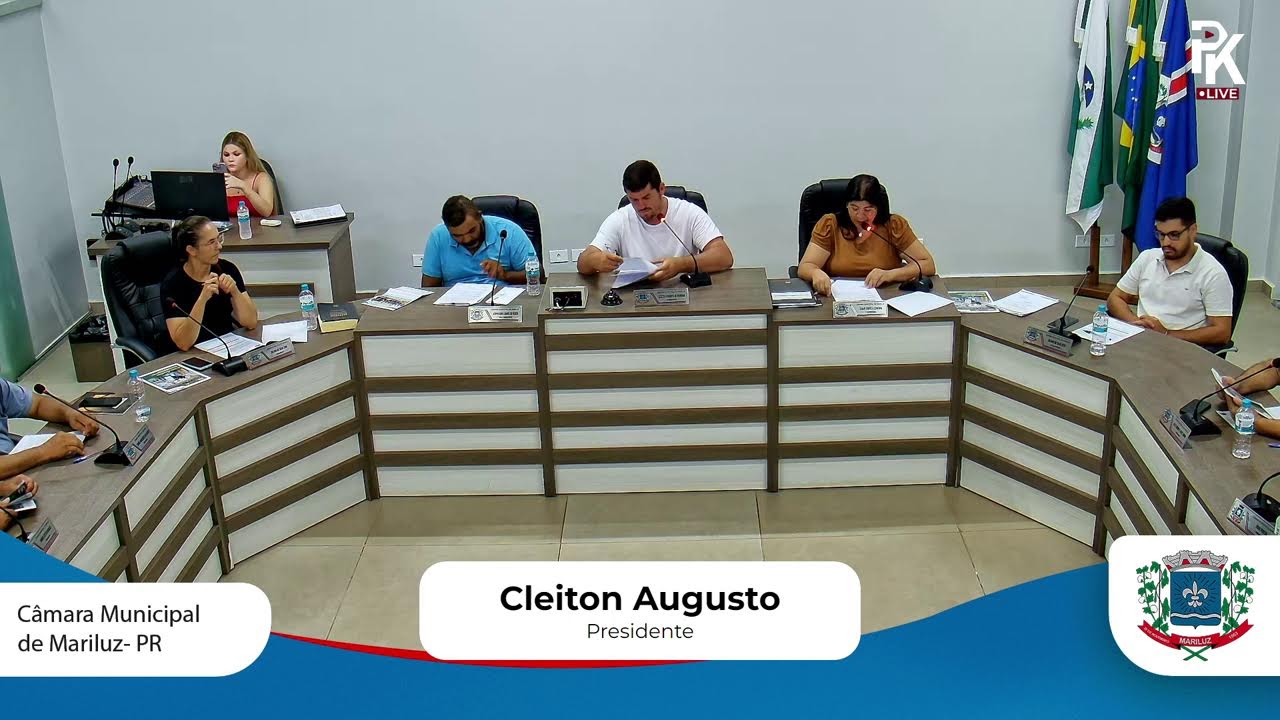 1ª Sessão Ordinária da Câmara Municipal de Mariluz
