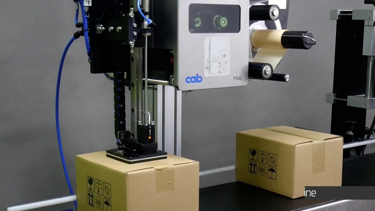 Reflex Labels - Online print and apply system (pneumatic label applicator)
