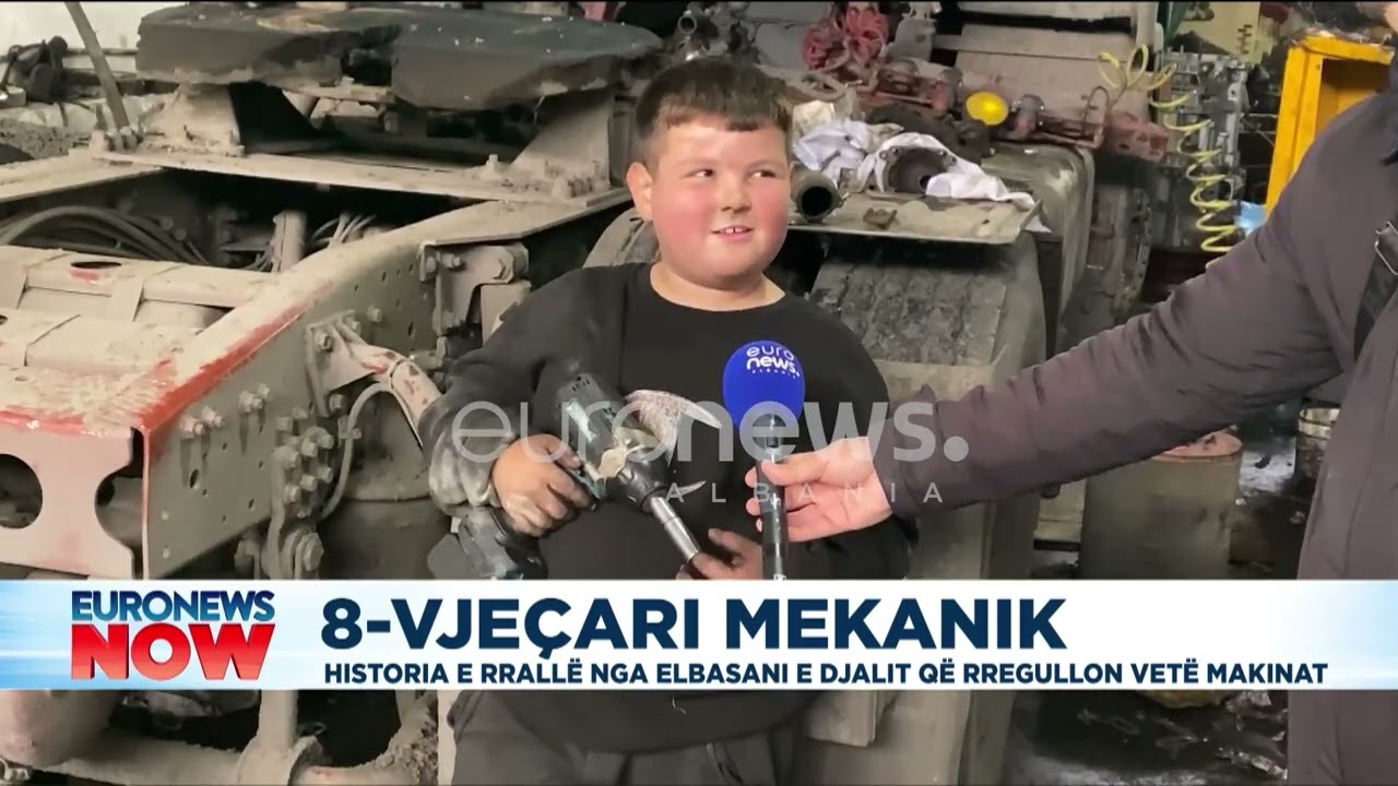 8-vjecari mekanik historia e rrallë nga Elbasani e djalit që rregullon vetë makinat