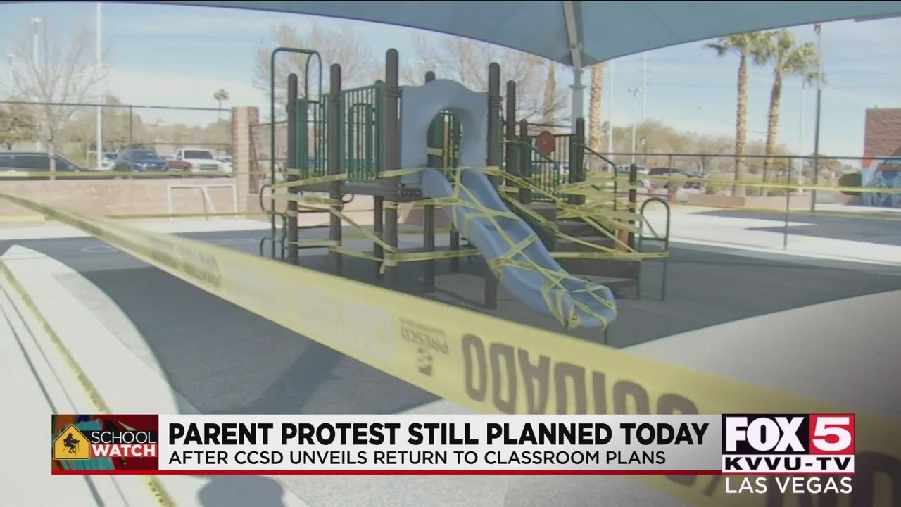 Parent protest still planned after CCSD releases school timeline