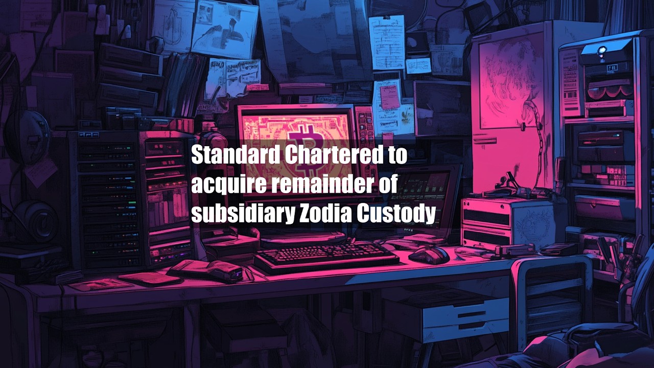 Standard Chartered приобретает оставшуюся долю в дочерней компании Zodia Custody