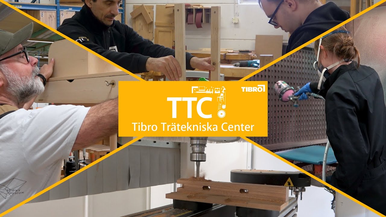 TTC - Tibro Trätekniskt Centrum -  utbildar om allt inom träteknik och ytbehandling