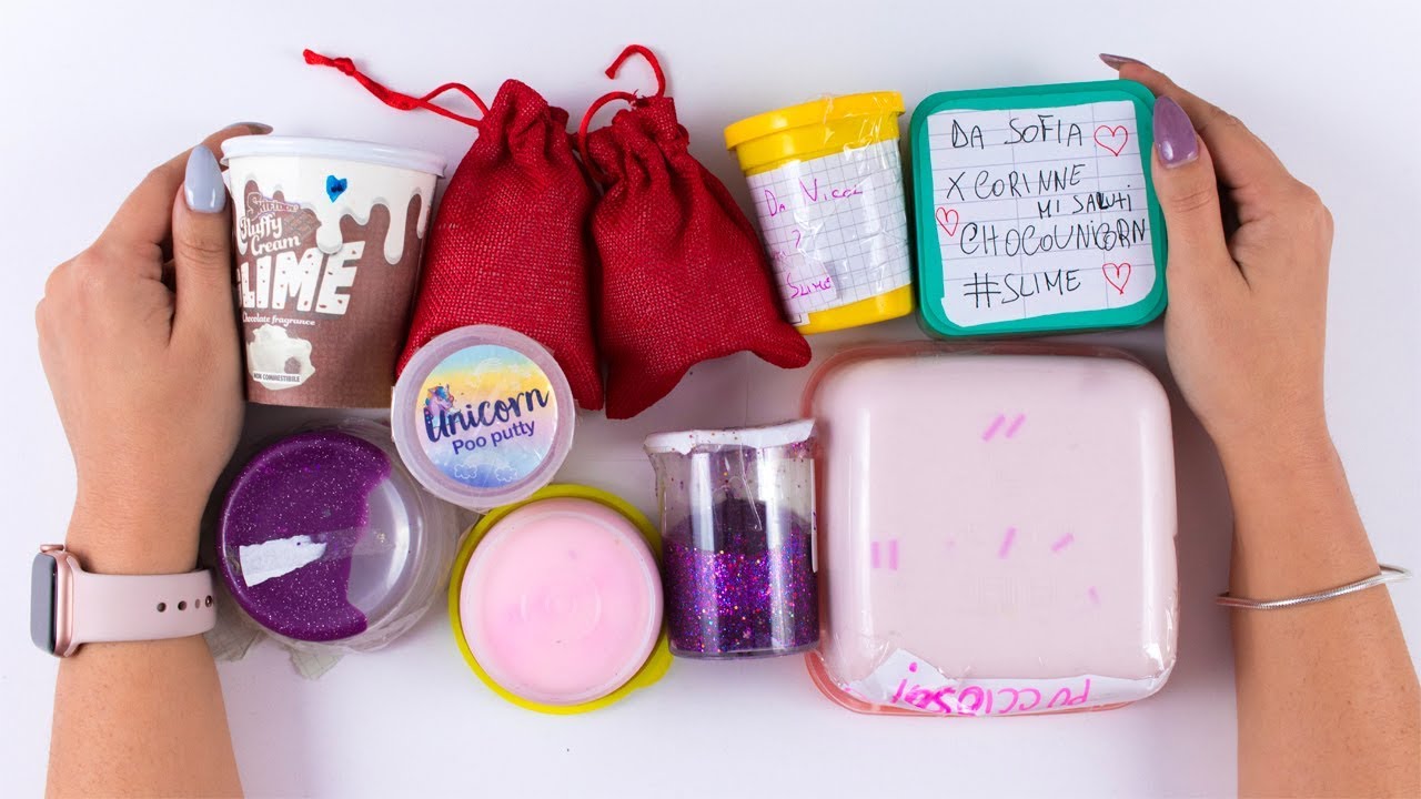 SLIME REGALATI DA VOI NEI MIEI EVENTI! SLIME DEI FAN