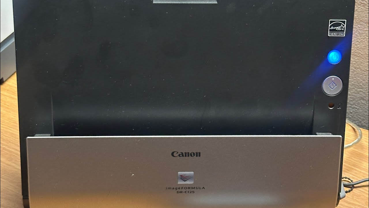 Canon DR-C125 Duplex Portable Scanner USB with AC Adapter TESTED WORKING