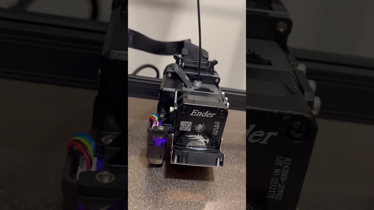 Extruder motor not pulling filament on Ender 3 s1 pro 3d printer BRAND NEW!!