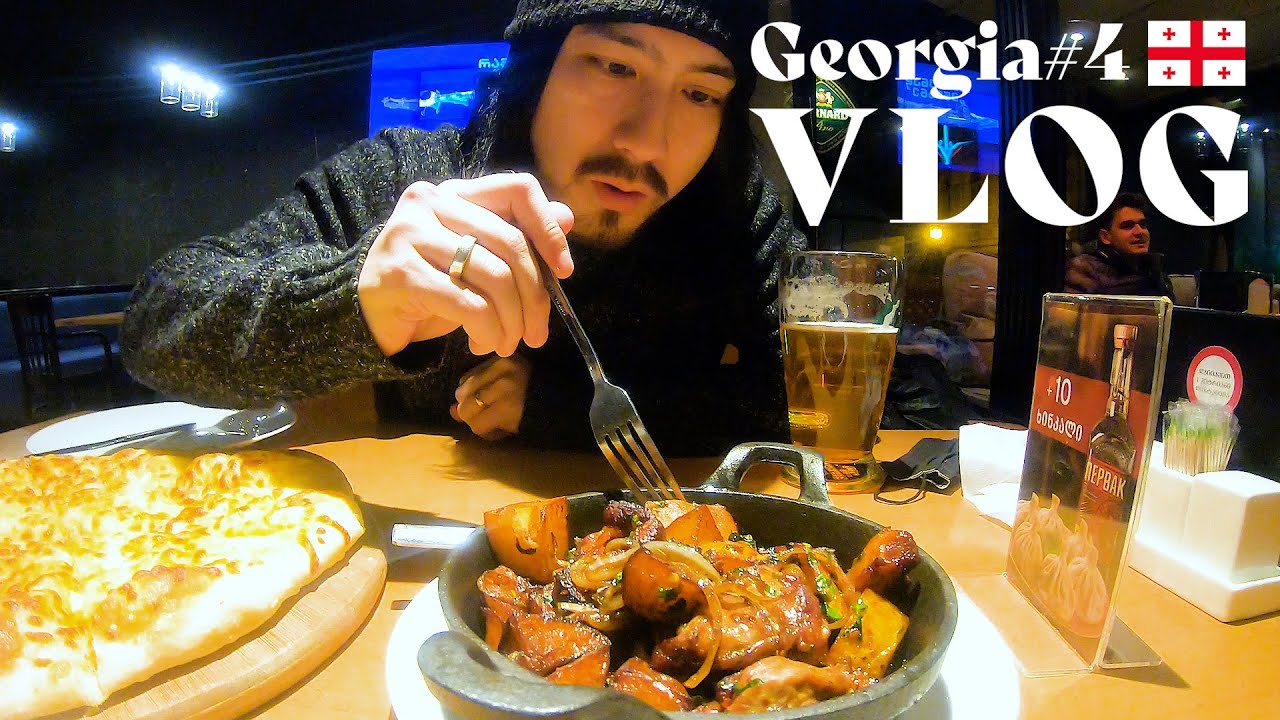 【海外VLOG ジョージア#4】トビリシ散歩で激ウマ料理に遭遇｜ハチャプリ&オジャクリ