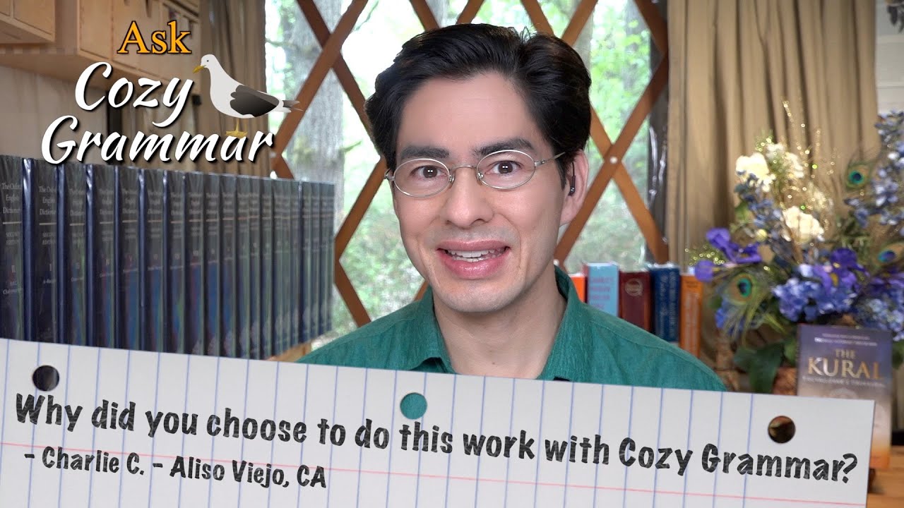 Why do I work with Cozy Grammar?