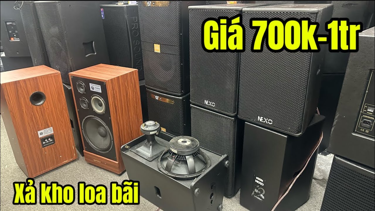 Lô Cuối : Mua là hời , Lô Loa Tồn Bãi Nhật giá 1tr 1 đôi . Nexo Ps 12 , Sub bãi Đức Lh 0888920333