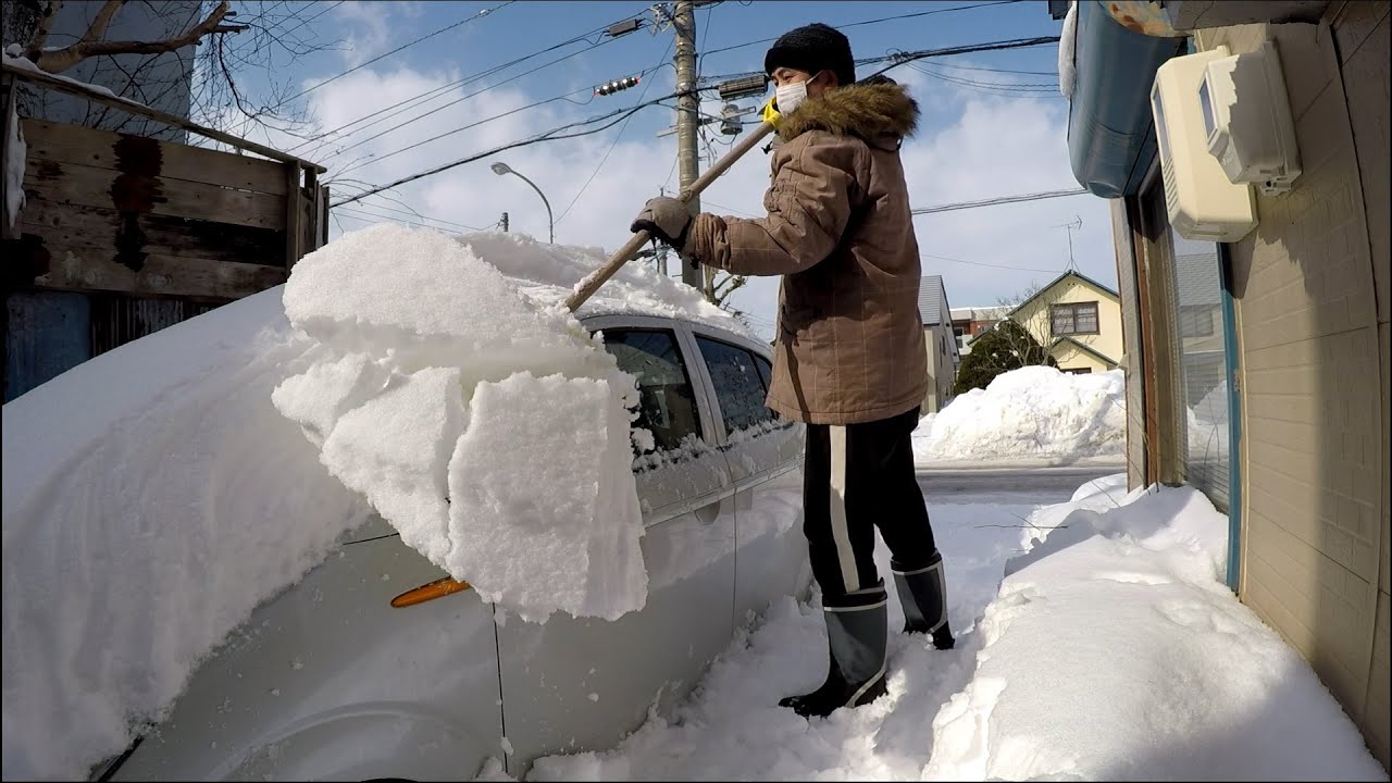 【除雪】気温10℃越えの中での車発掘作戦（失敗）#12【20240213】