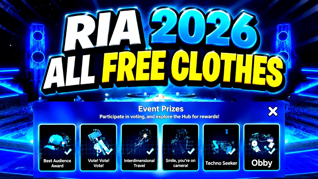 How To Get All 6 Free Clothes in The Block Roblox (RIA 2026 Event)