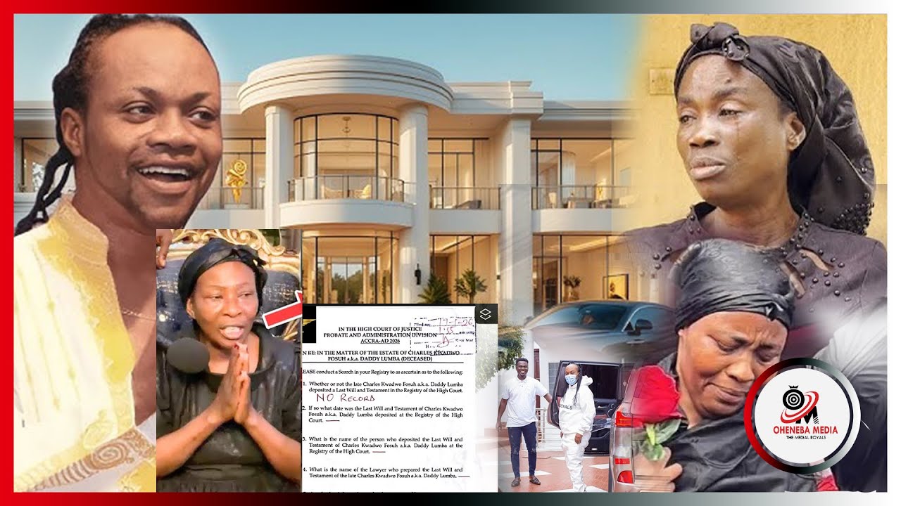 Lumba D!£d Without A Will? Court Documents Allegedly Pops Up! Faustina Fosu At The Mercy Of Donors