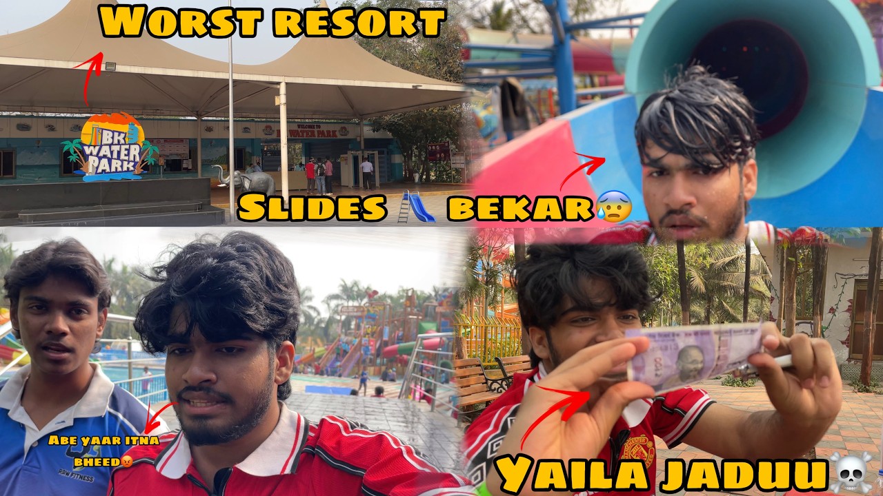 worst waterpark in my life ☹️? (pura paisa barbad hogaya)@avvlogs