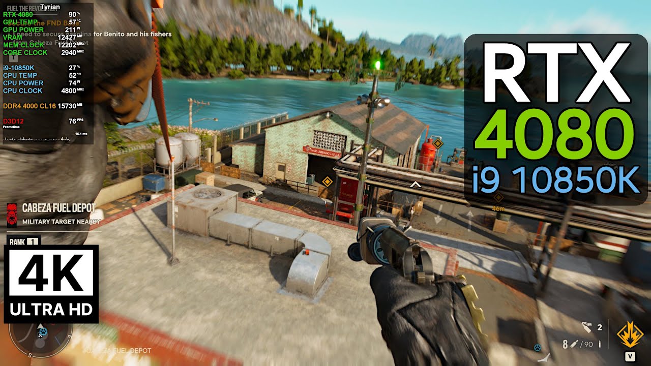 Far Cry 6 - 4K Ray Tracing Ultra Settings | RTX 4080 + i9 10850K