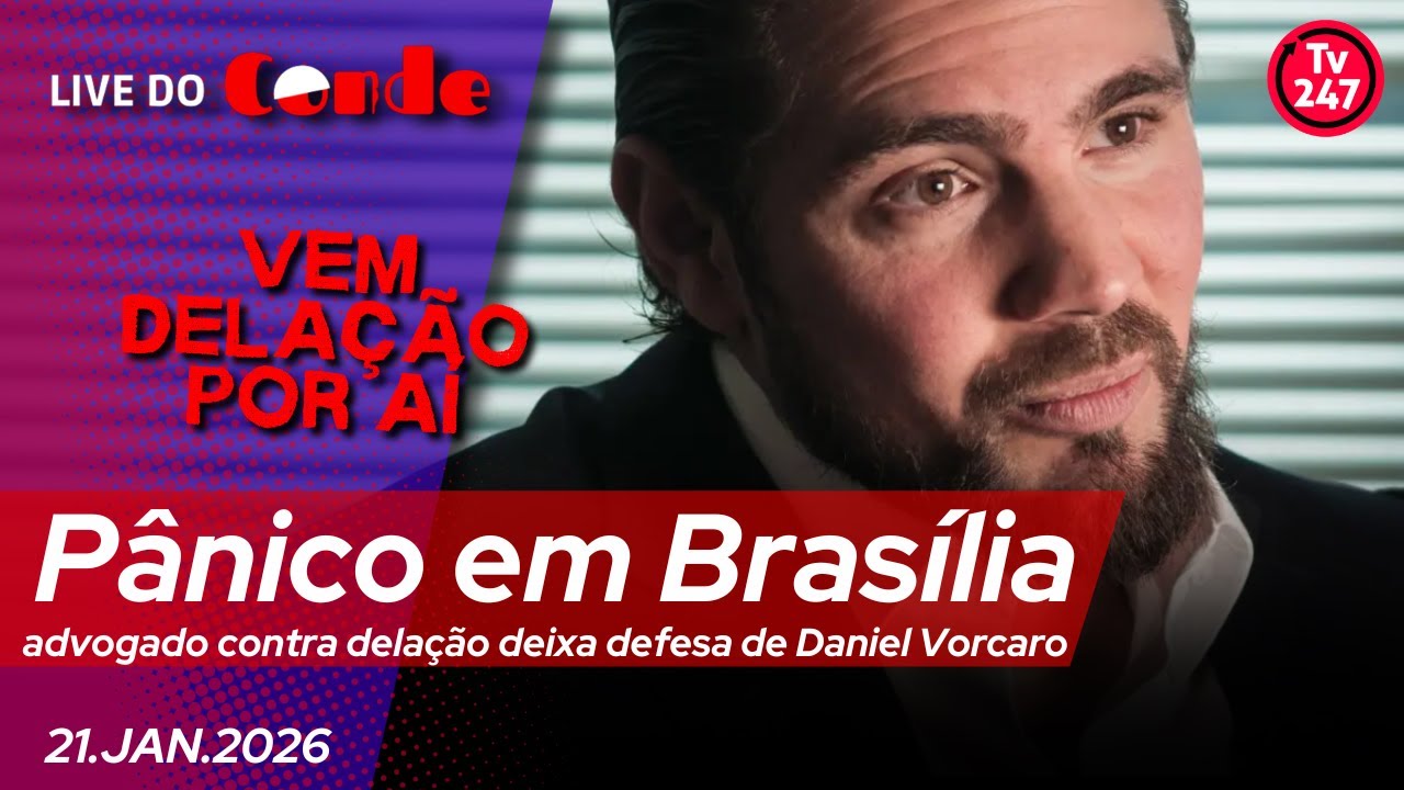 Live do Conde | Pânico em Brasília: advogado contra delação deixa defesa de Vorcaro