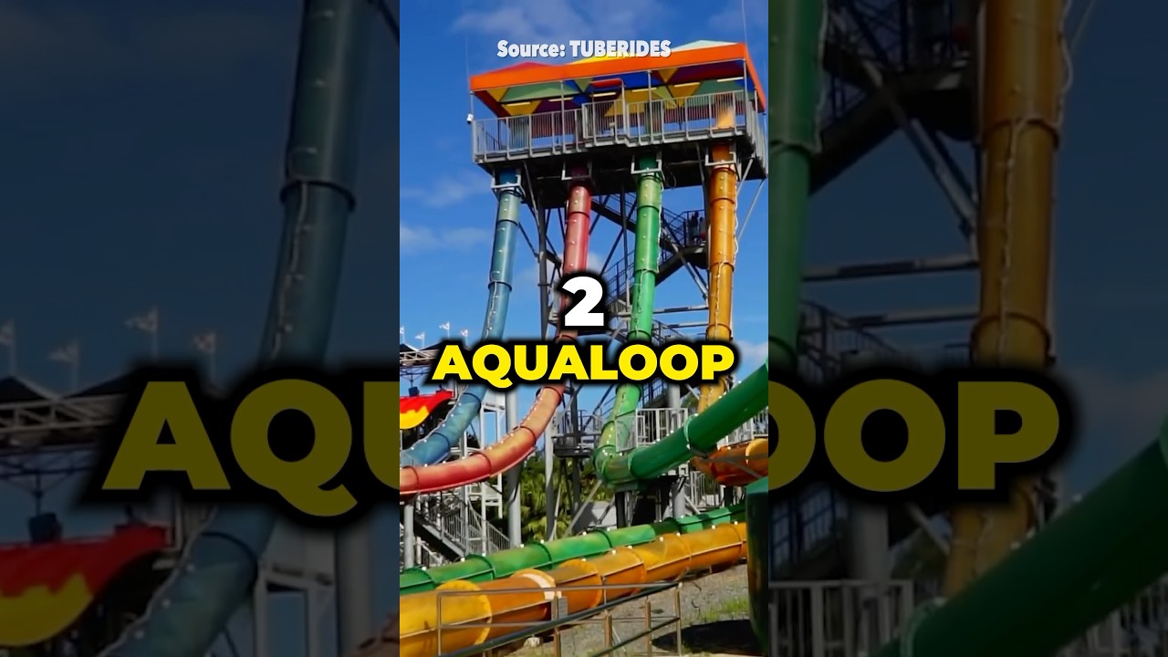 Top 10 BEST Rides at Wet&rsquo;n&rsquo;Wild Gold Coast (2023) | #wetnwild #australia #themepark #short