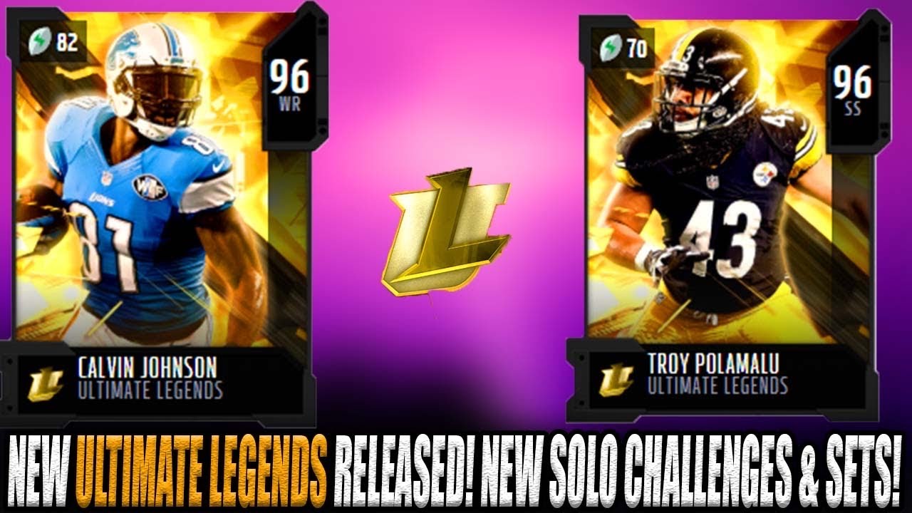 NEW ULTIMATE LEGENDS RELEASED! NEW SOLO CHALLENGES & SETS! ARE THEY WORTH IT!