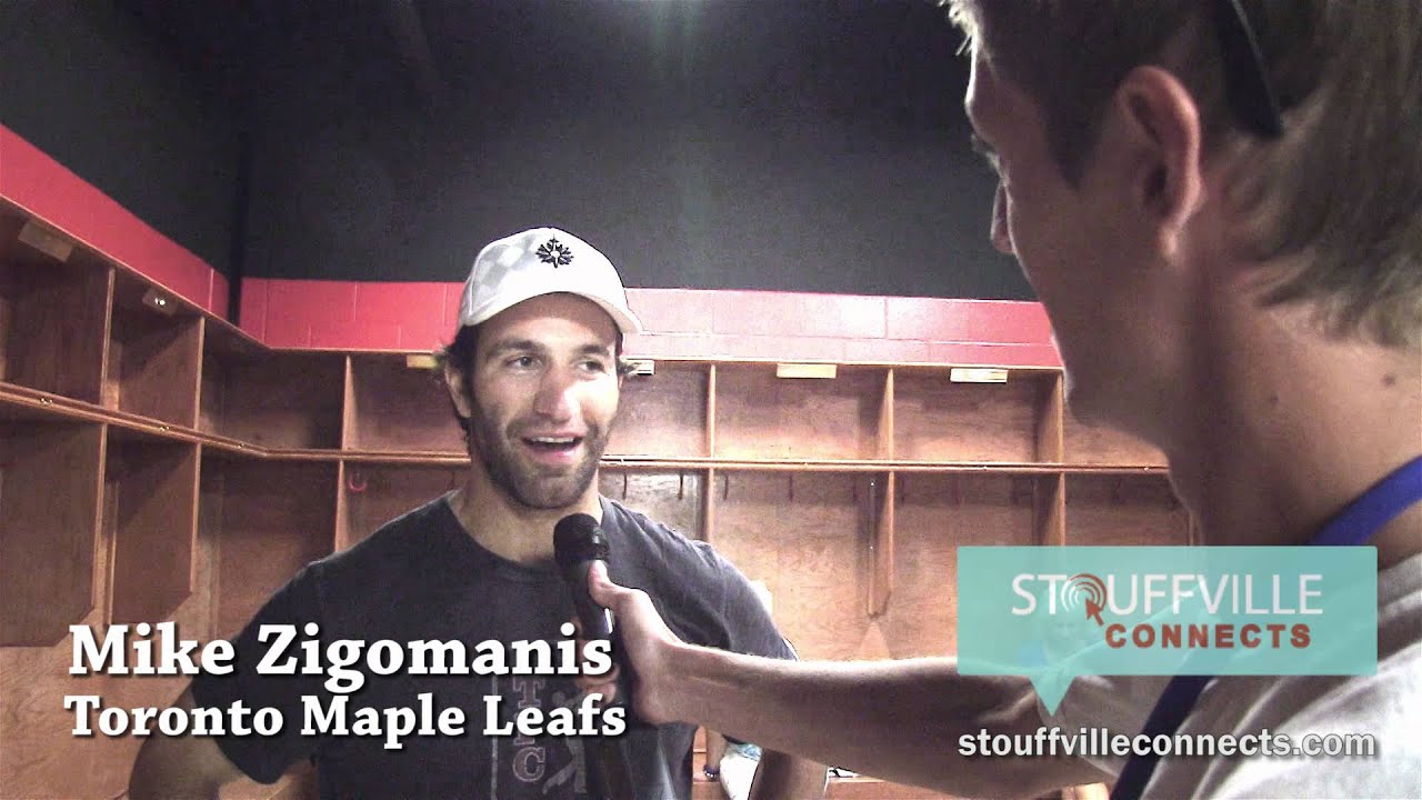 Interview with Mike Zigomanis at Hockey Night in Stouffville