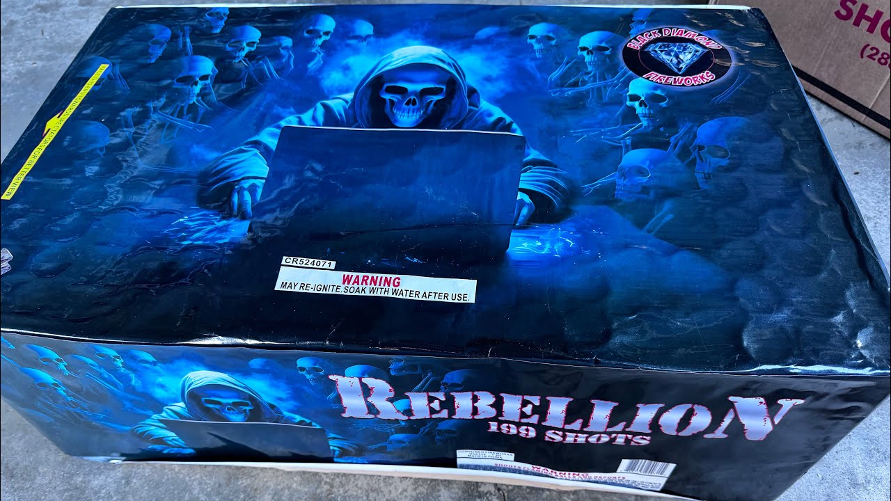 REBELLION 199 shot Firework BANGER 🔥🔥🔥💥 1%er