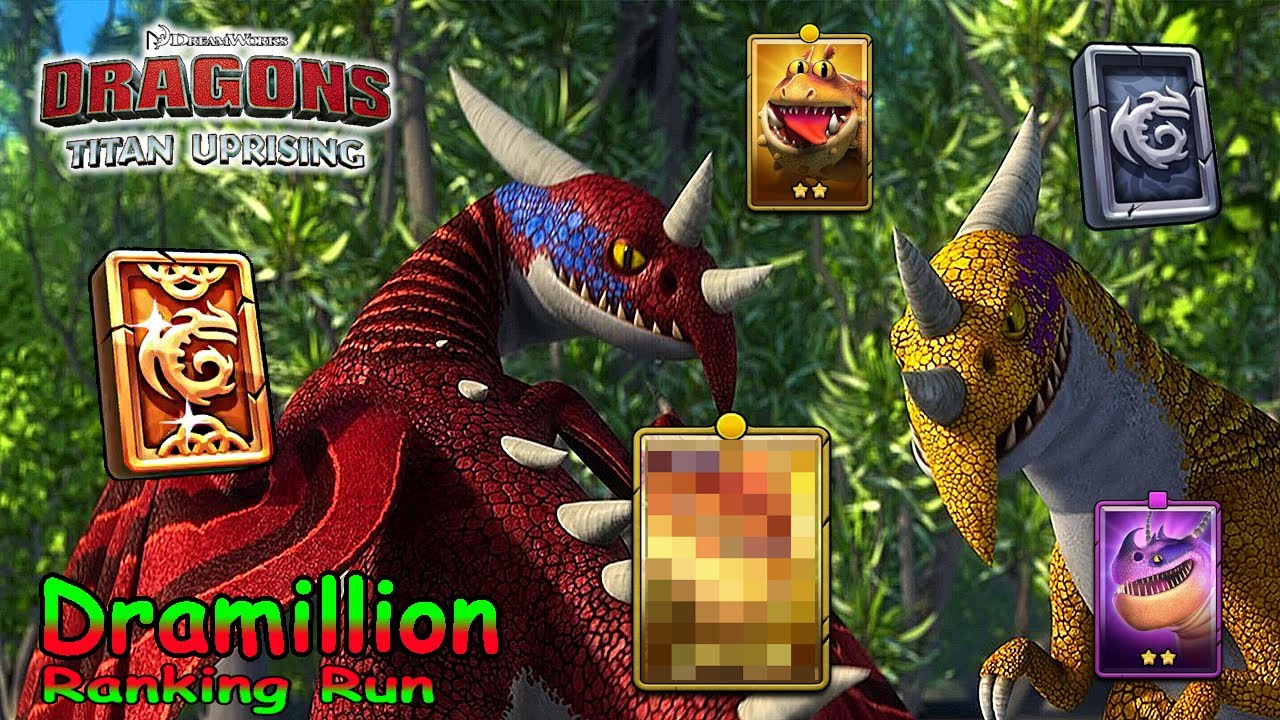 Dragons: Titan Uprising / Dramillion Ranking Run / Full Battle / BP 8600+ / (HTTYD)