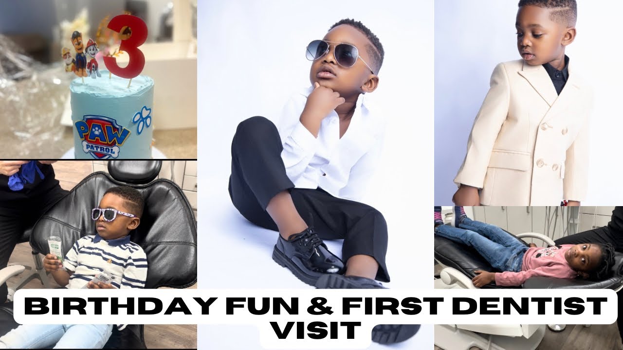 Tito Turns 3! my Kids First Dentist Visit in 🇨🇦 & Fun Birthday Photoshoot!
