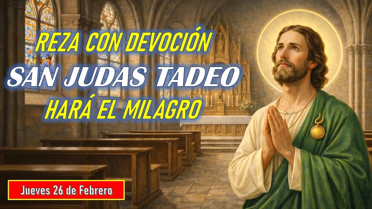 REZA CON FE A SAN JUDAS TADEO Y EL HARÁ EL MILAGRO QUE TANTO NECESITAS #sanjudastadeo #sanjudas