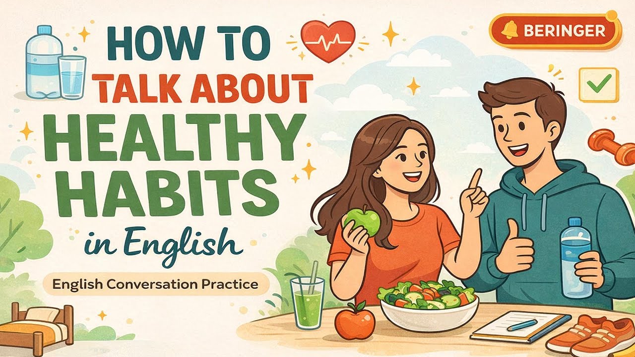 How to Talk About Healthy Habits in English | Easy Everyday English Conversation