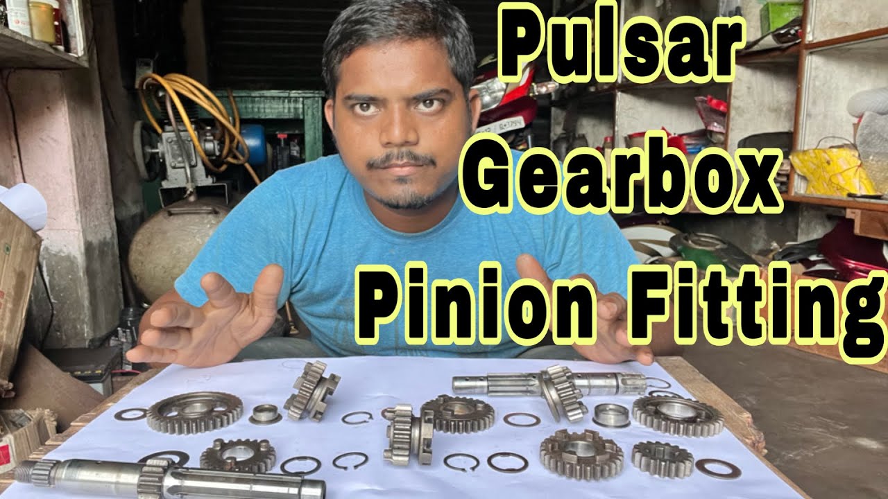Bajaj pulsar gearbox pinion fitting | pulsar gearbox fitting | pulsar gearbox setting