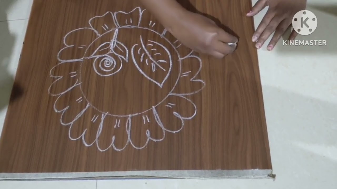 🌾 Happy Sankranti Simple Kolam 🌾#sankranthimuggulu #kanumarangoli #pongalrangoli #bhogimuggulu 
