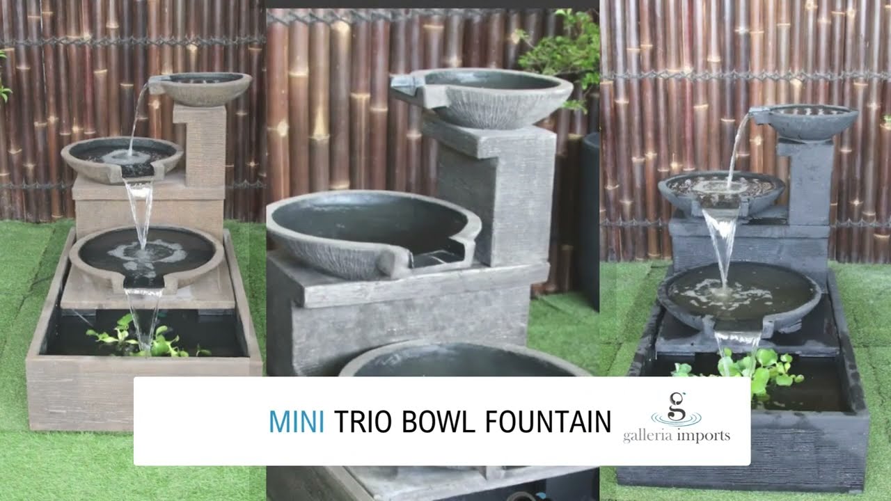 Mini Trio Bowl Fountain