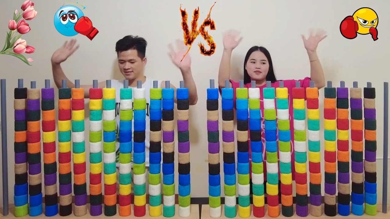 🔴🟠🟢 One-on-one Color Ball Match | An extremely tense and dramatic battle. Level 36🟠🟢