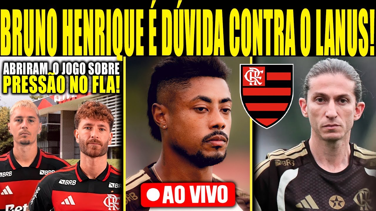 BRUNO HENRIQUE É DÚVIDA CONTRA O LANÚS! LÉO PEREIRA E VARELA ABREM O JOGO SOBRE PRESSÃO NO FLAMENGO!