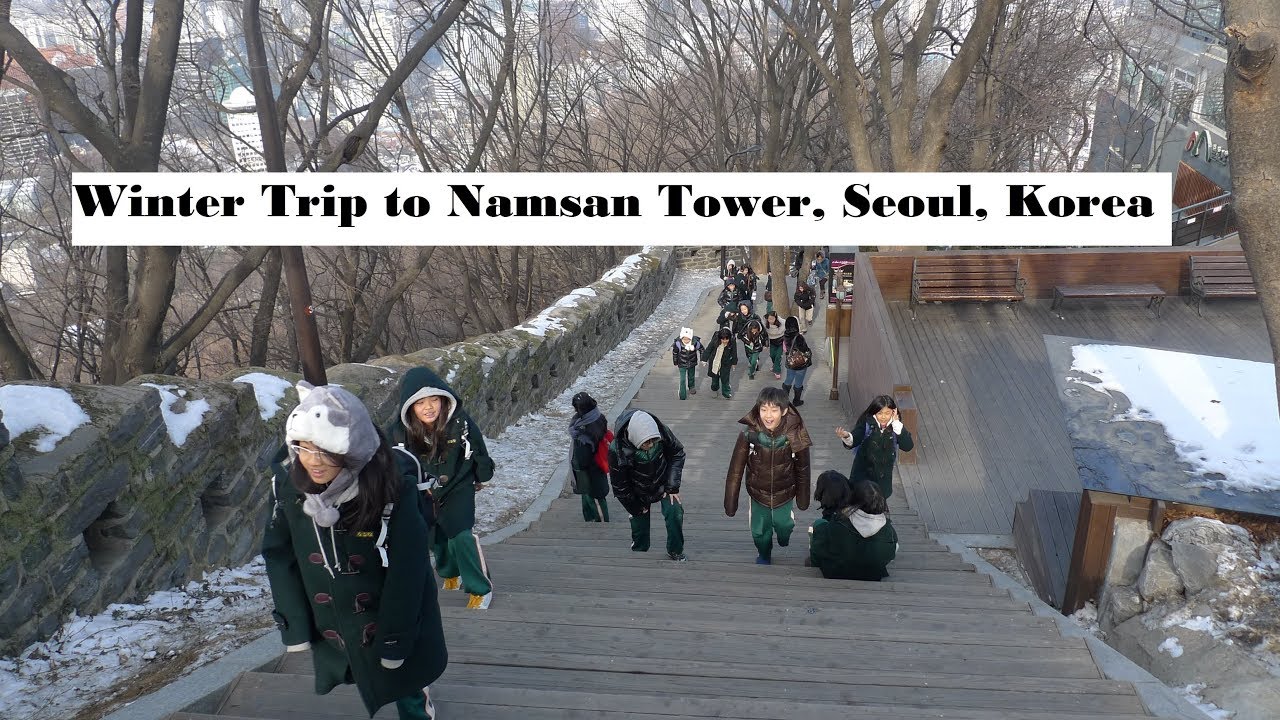 Traveling to Korea | Feeling freezing in Namsan Tower, Seoul Part 2 winter trip