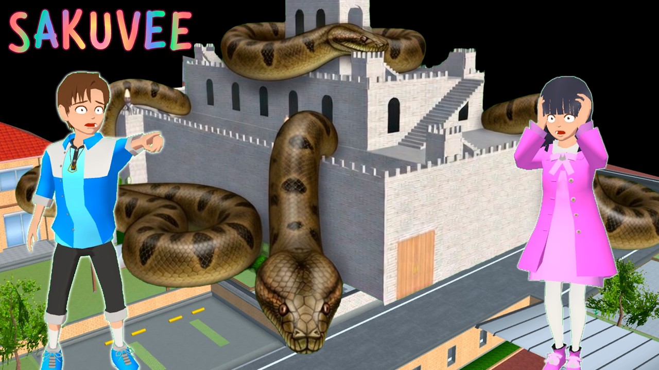 Yuta Mio Buat Benteng Raksasa Paling Aman Dari PASUKAN TITANOBOA 😱| Sakura School Simulator