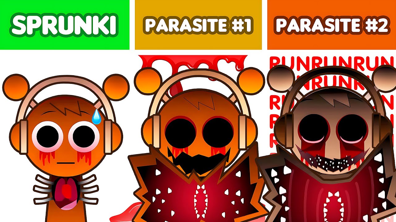 Incredibox Sprunki VS Sprunki Parasite VS New Update Sprunki Parasite (ALL Characters Comparison)