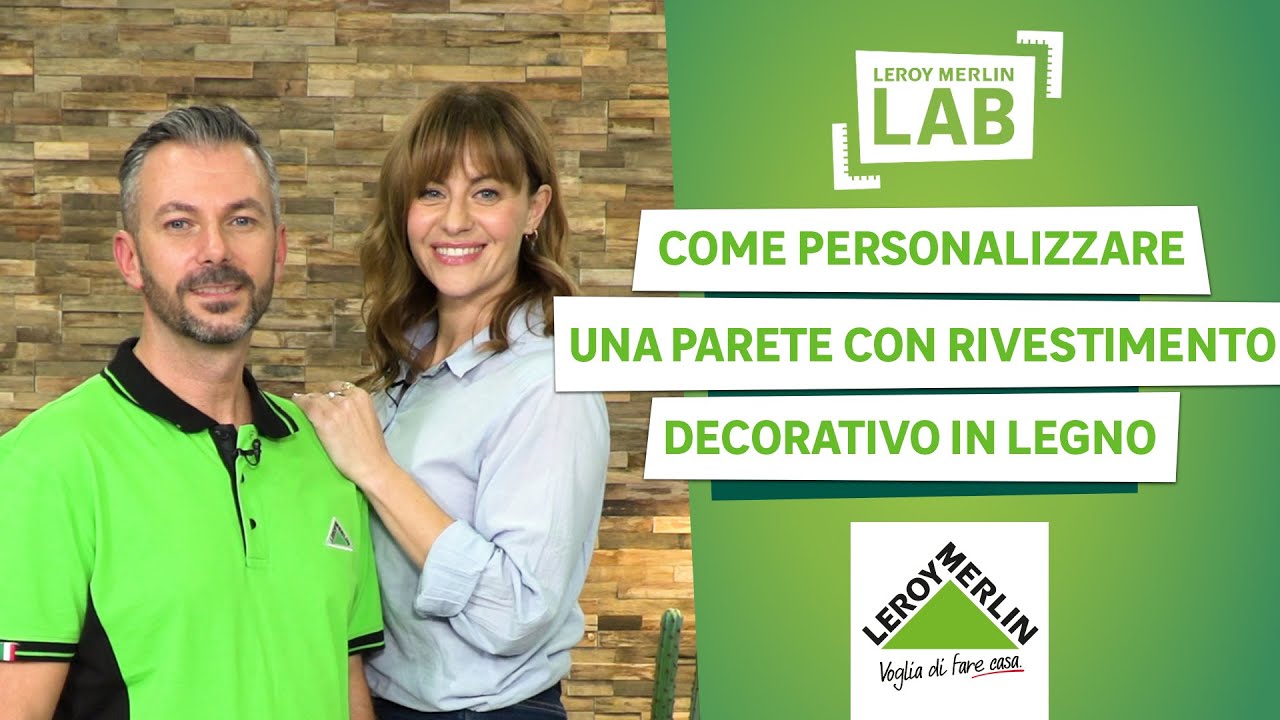 Come personalizzare una parete con rivestimento decorativo in legno | Leroy Merlin Lab