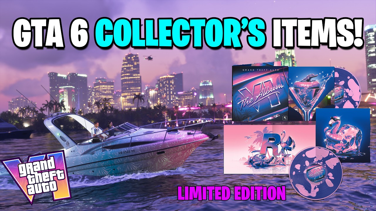 ФИЗИЧЕСКИЕ коллекционные издания Rockstar для GTA 6